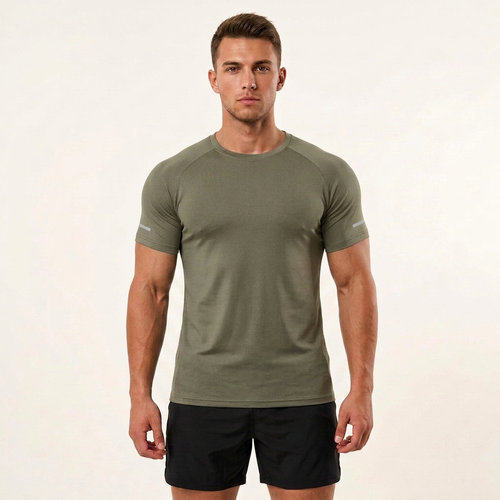 Slim-Fit Reflective Tee