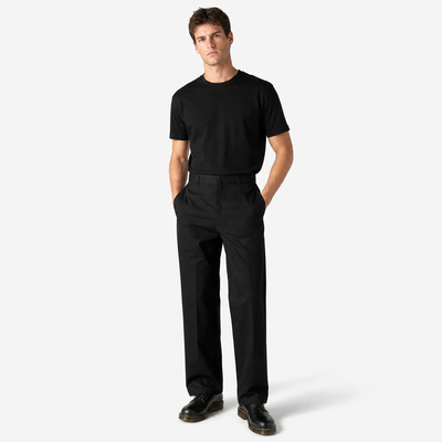 Loose Fit Double Knee Pants