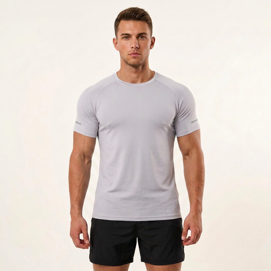Slim-Fit Reflective Tee
