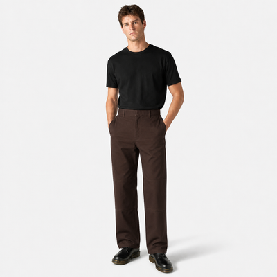 Loose Fit Double Knee Pants