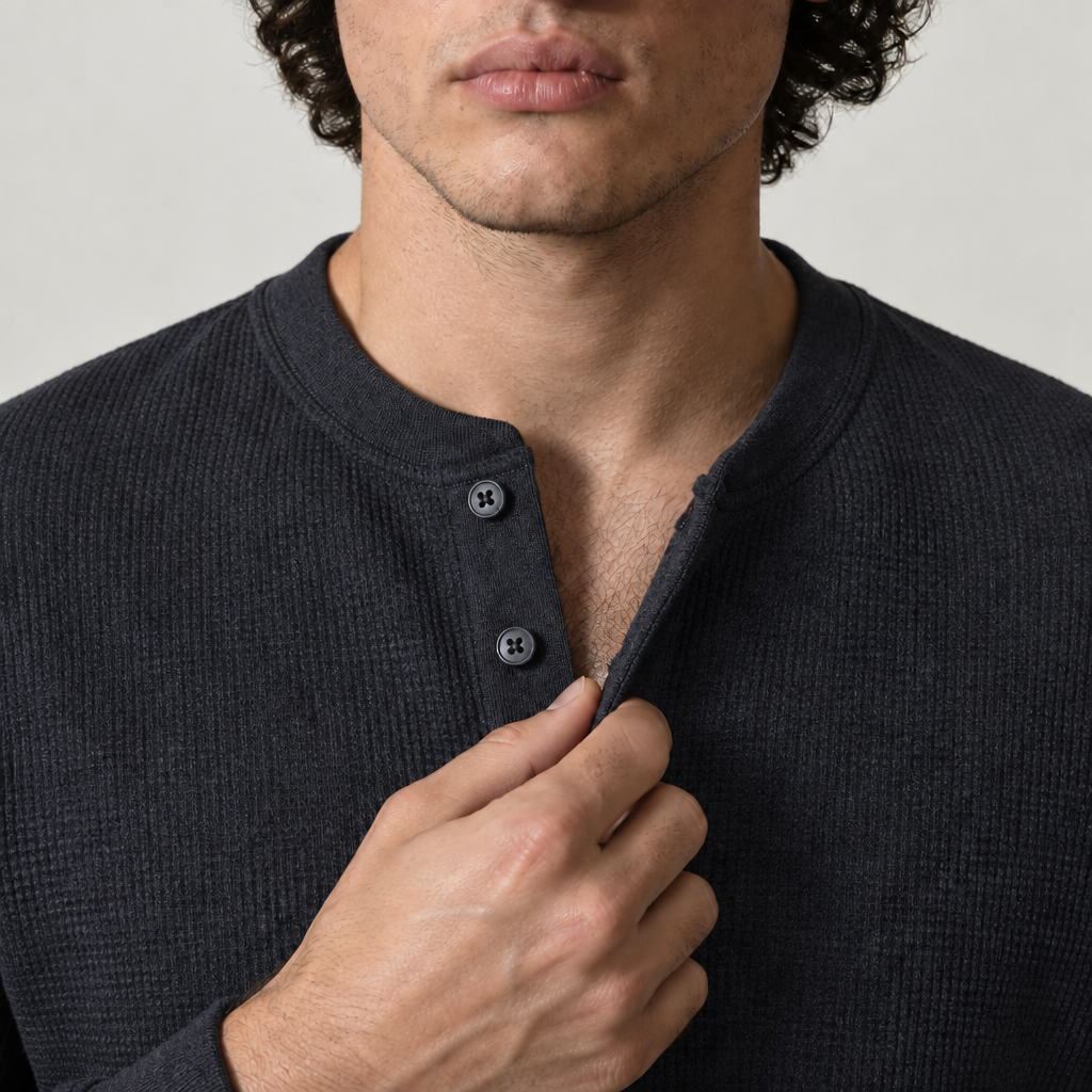 Waffle Henley