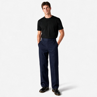 Loose Fit Double Knee Pants