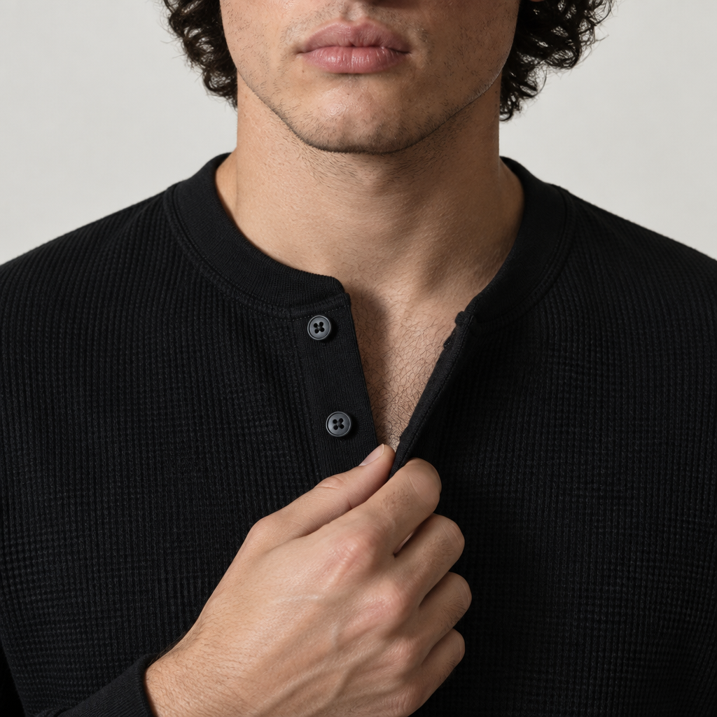 Waffle Henley